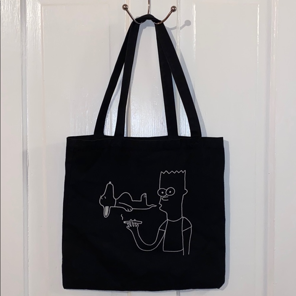 Bart Smoking Snoopy Tote
